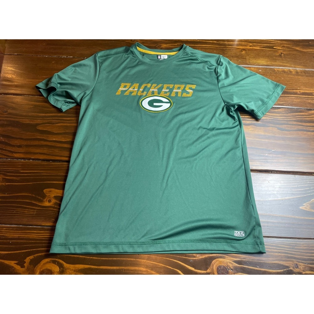 Team Apparel Shirt, Men's Size Large, Green Bay Packers, Logo